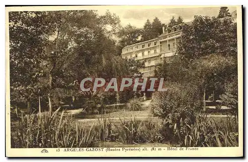 Ansichtskarte AK Argeles Gazost Hautes Pyrenees Hotel de France