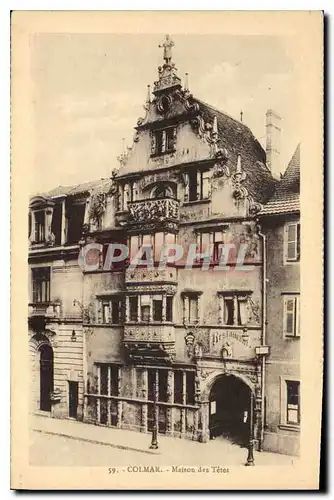 Cartes postales Colmar Maison des Tetes