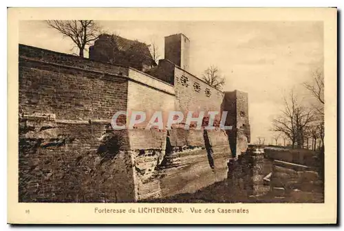 Cartes postales Fortresse de Lichtenberg vue des Casemates