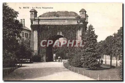 Cartes postales Metz le Porte Serpenoise