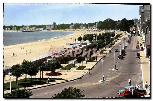 Cartes postales La Baule L Atl Esplanade de l'Hermitage et Plage Benoist