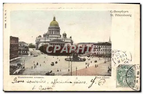 Ansichtskarte AK St Petersbourg Place d'Isaac Russie Russia