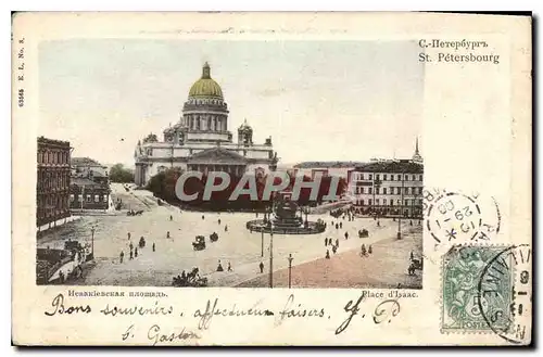 Cartes postales St Petersbourg Place d'Isaac Russie Russia