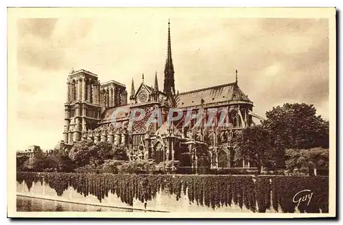 Cartes postales Paris et ses Merveilles Abside de la Cathedrale Notre Dame 1163 1260