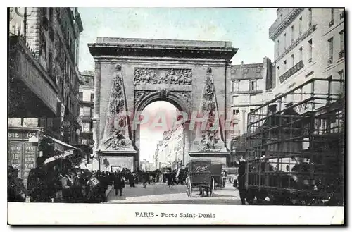 Cartes postales Paris Porte Saint Denis