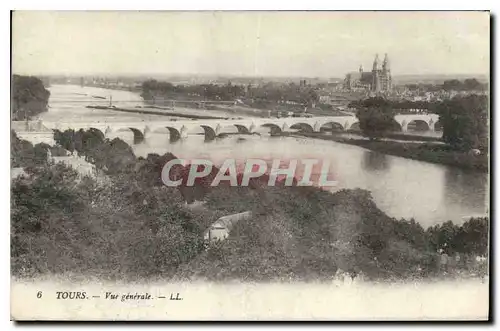 Cartes postales Tours vue generale