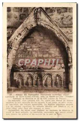 Cartes postales Abbaye des Fontenelles Monument historique Classe