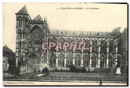 Cartes postales Chalons sur Marne la Cathedrale
