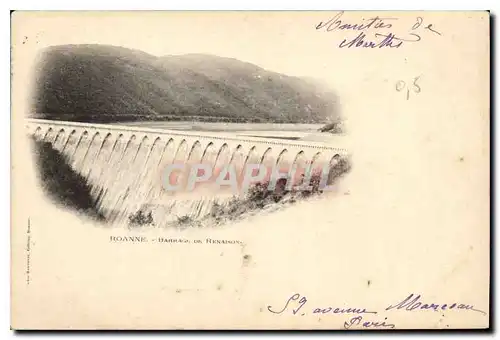 Cartes postales Roanne Barrage de Renaison