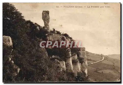 Cartes postales Poligny Jura La Pierre qui Vire