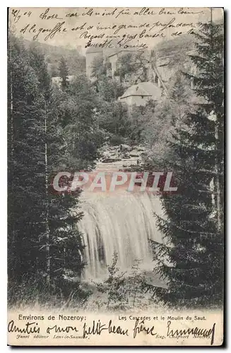 Cartes postales Environs de Nozeroy les Cascades et le Moulin du Saut