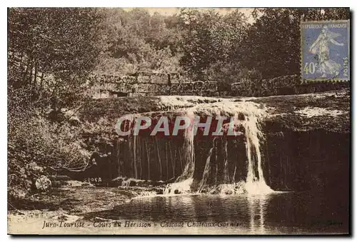 Ansichtskarte AK Jura Touriste Cours du Herission Cascade Chateaux Garnier