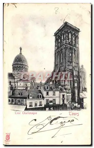 Cartes postales Tours Tour Charlemagne