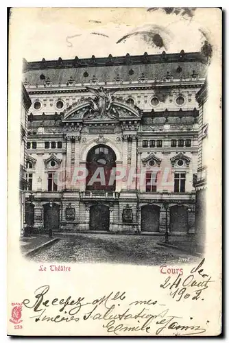 Cartes postales Tours le Theatre