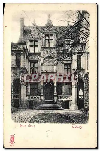 Cartes postales Tours Hotel Gouin