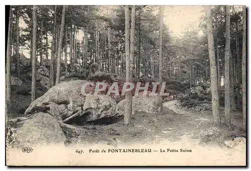 Ansichtskarte AK Foret de Fontainebleau le Petite Suisse