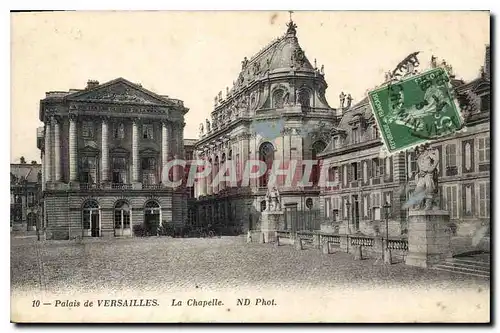 Cartes postales Palais de Versailles la Chapelle