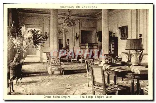 Cartes postales Grand Salon Empire Ch�teau de Valencay