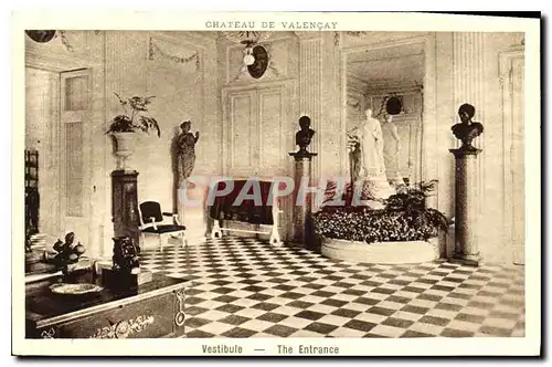 Cartes postales Chateau de Valencay Vestibule