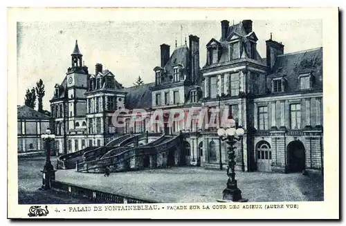 Ansichtskarte AK Palais de Fontainebleau Facade sur la Cour des Adieux Autre vue