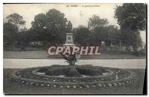 Cartes postales Reims le Jardin Colbert