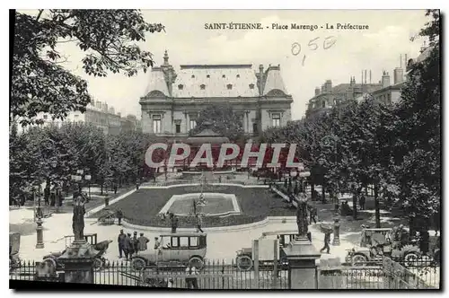 Cartes postales Saint Etienne Place Marengo la Prefecture Automobile