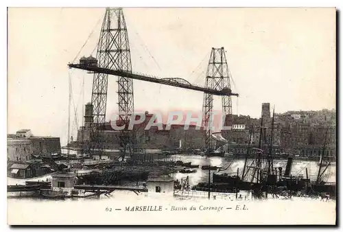 Cartes postales Marseille Bassin du Carenage Bateaux