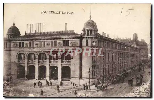 Ansichtskarte AK Marseille la Poste