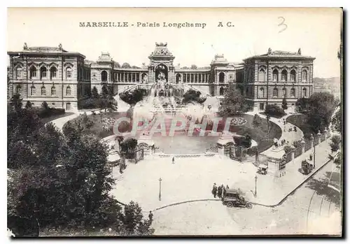 Cartes postales Marseille Palais Longchamp