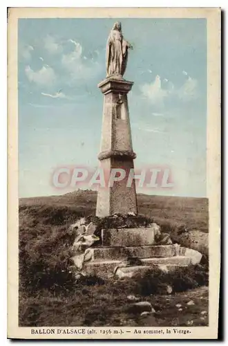 Cartes postales Ballon d'Alsace au Sommet la Vierge