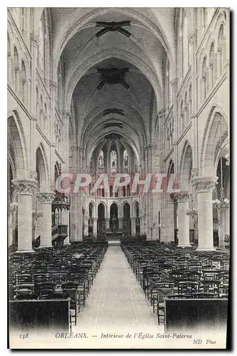 Cartes postales Orleans Interieur de l'Eglise Saint Paterne