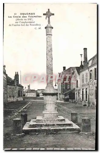 Ansichtskarte AK Orleans La Croix des Tourelles elevee en 1817 sur l'emplacement de l'ancien fort des Tourelles