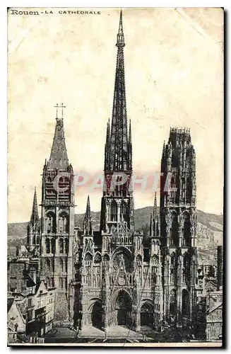 Cartes postales Rouen La Cathedrale