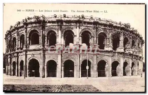 Cartes postales Nimes Les Arenes cote ouest