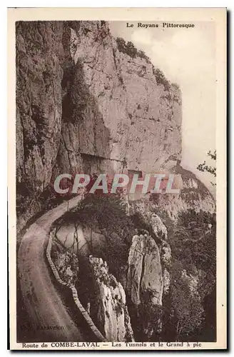 Cartes postales Route de Combe Laval Les Tunnels et le Grand a pic