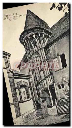 Ansichtskarte AK Chartres Escalier de la Reine Berthe
