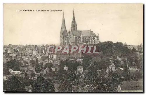 Cartes postales Chartres Vue prise de Cachemback