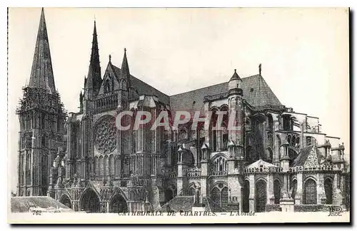 Cartes postales Cathedrale de Chartres l'Abside