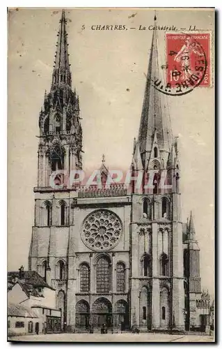 Cartes postales Chartres La Cathedrale