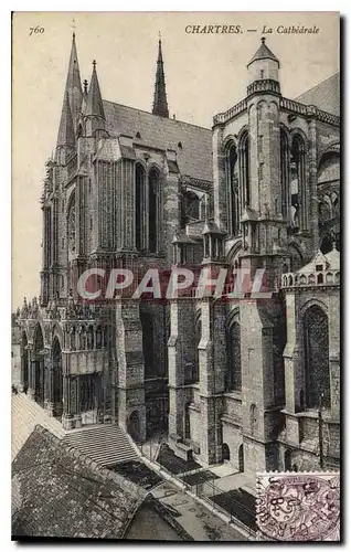 Ansichtskarte AK Chartres La Catherale