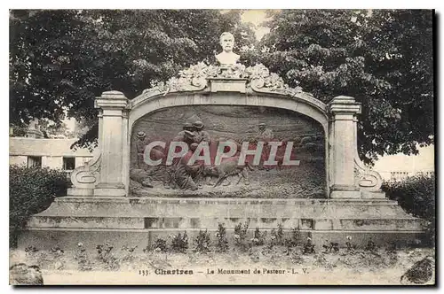 Ansichtskarte AK Chartres Le Monument de Pasteur