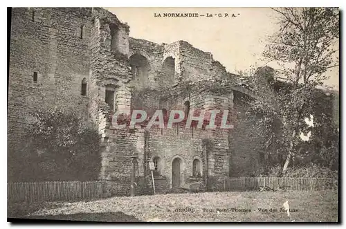 Cartes postales La Normadie Gisors Tour Saint Thomas Vue des Jardins