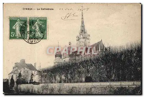 Cartes postales Evreux La Cathedrale