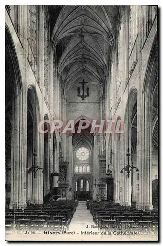 Ansichtskarte AK Gisors Eure Interieur de la Cathedrale