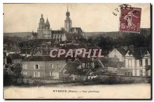 Cartes postales Evreux Eure vue generale