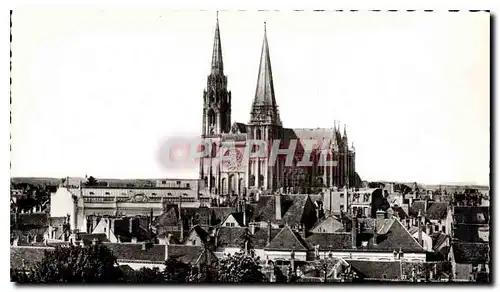 Ansichtskarte AK Chartres La Cathedrale cote sud