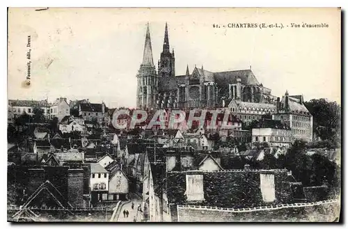 Cartes postales Chartres E et L Vue d'ensemble