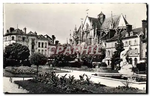 Cartes postales Troyes Aube L'Eglise Saint Urbain parc de la Prefecture