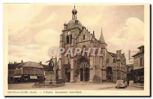Cartes postales Arcis sur Aube Aube L'Eglise monument historique Parfumerie