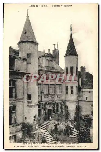 Cartes postales Troyes Aube L'Hotel Vauluisant